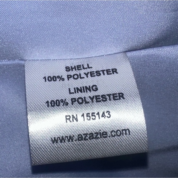 AZAZIE Ginger Lavender A-Line Pleated Chiffon Dress - Picture 7 of 9